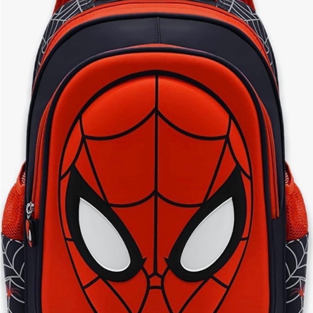 3-D Red Spider-Ma Backpack